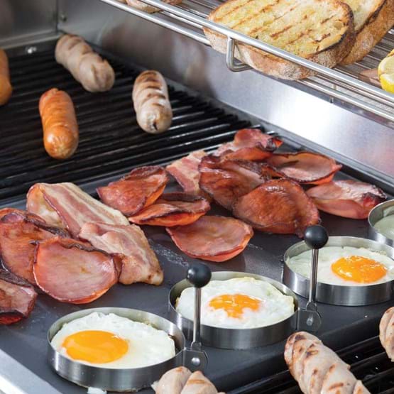 Galaxy Black 6 Burner Built-In BBQ 5