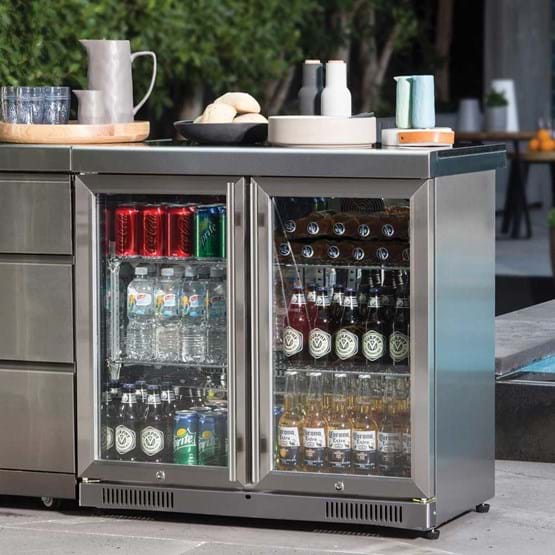 2 Door Bar Fridge Top 2