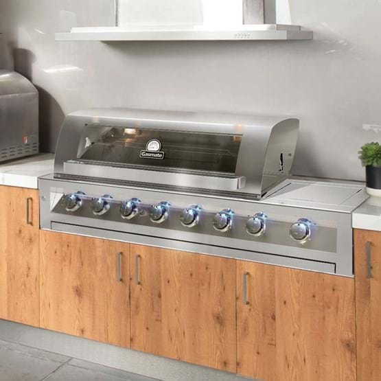 Stainless Steel 6 Burner Built-In BBQ 2