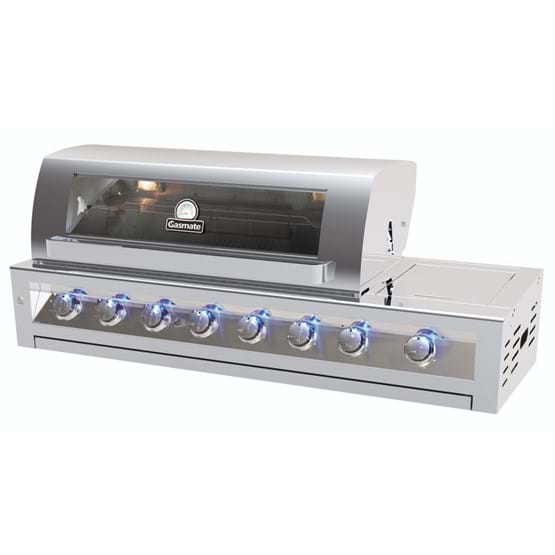 Stainless Steel 6 Burner Built-In BBQ