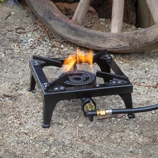 Single Burner Cast Iron Stove with Regulator Hose