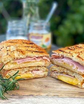 Ham & Cheese Focaccia Toasties