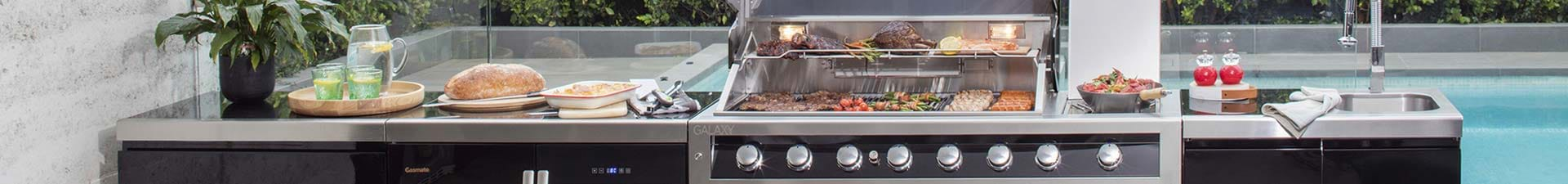 Galaxy Black 6 Burner BBQ