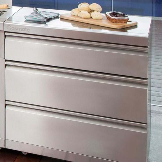 Galaxy Stainless 3 Drawer Module 3