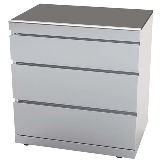 Galaxy Stainless 3 Drawer Module