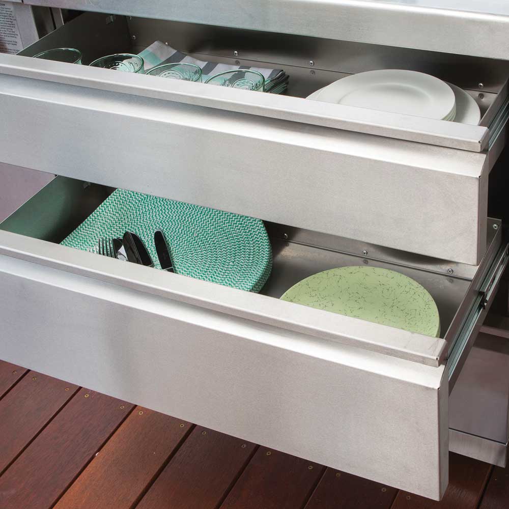 Galaxy Stainless 3 Drawer&nbsp;Module 2