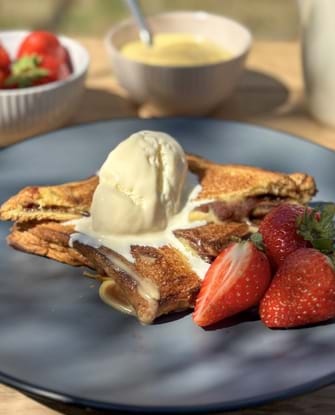 Jaffle - Nutella and Custard Pie