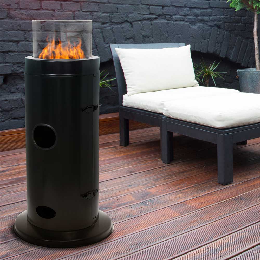 Stellar Black Gas Fire Pit Gasmate