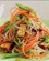 Wok seared vegetable & ginger glass noodle salad