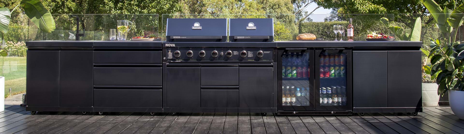 Galaxy Black Series BBQ’s & Outdoor Kitchen Range Gasmate