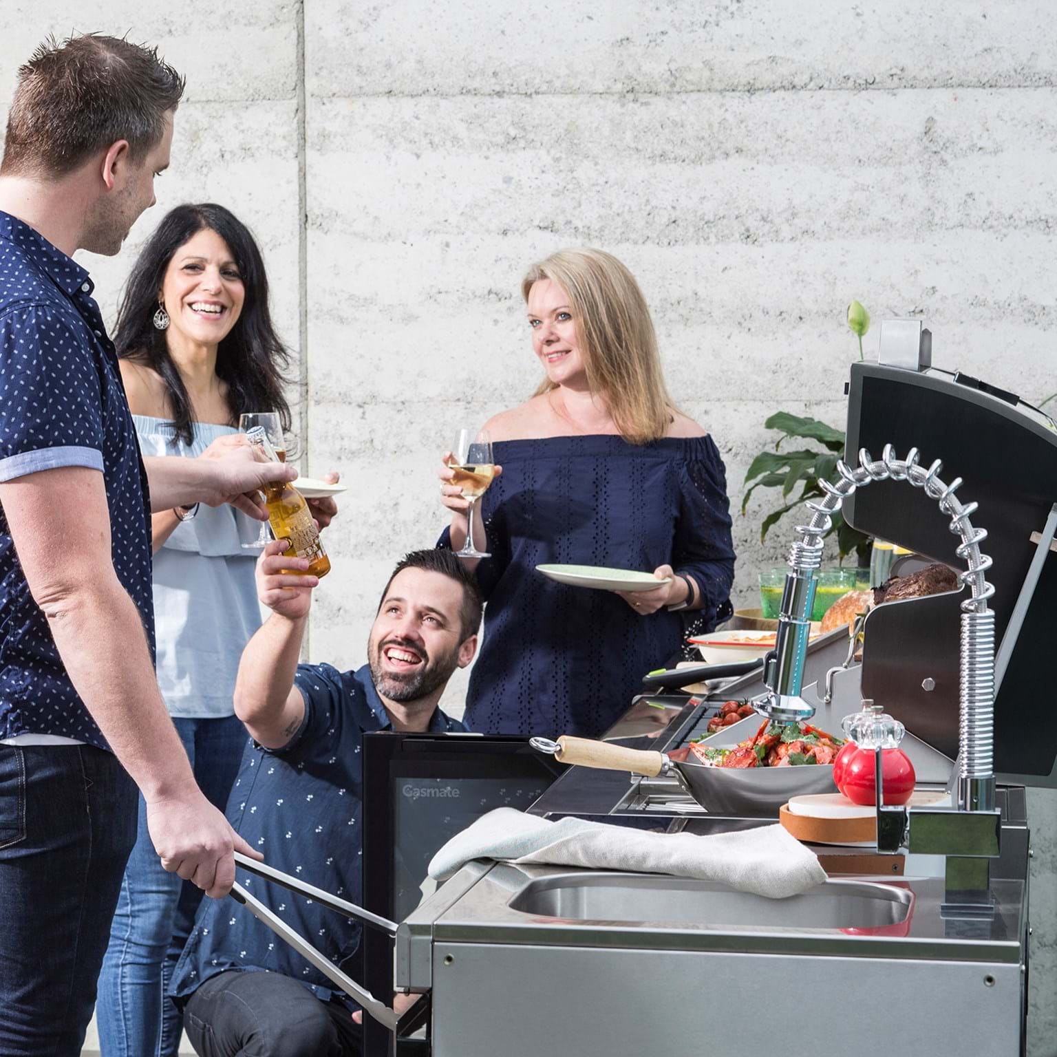 Gasmate Galaxy Black Outdoor Kitchen - Package 2