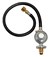 BBQ HOSE & REGULATOR 3/8LH BSP WITH ADAPTOR