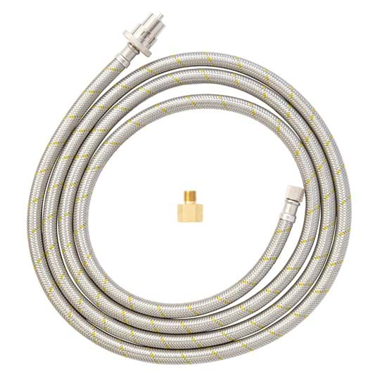 SS Braided Hose 2000mm Male Bayonet