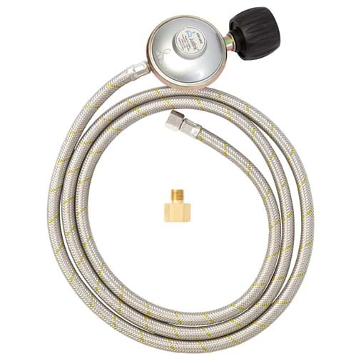 SS Braided Hose 1200mm LCC27 Regulator