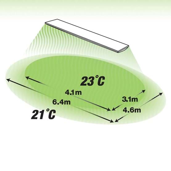 Optimum Radiant Heater 3200W with Remote 5