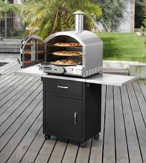 Stainless Steel Deluxe Pizza Oven Gasmate Australia