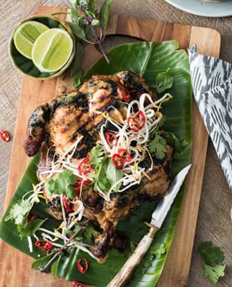 Whole Butterflied Thai Spiced Chicken