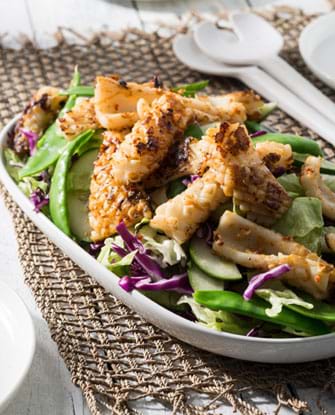 Grilled Calamari Salad