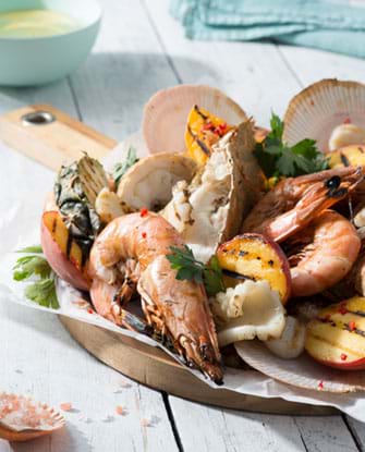Tropical Seafood Mixed Grill