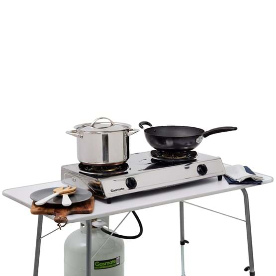 Twin Burner Wok Cooker 4